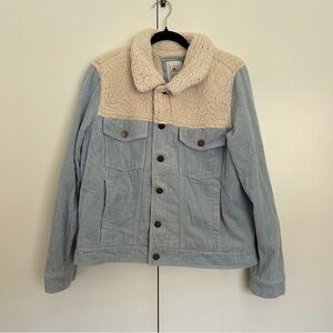 Rip Curl Cream and Blue Sherpa Jacket